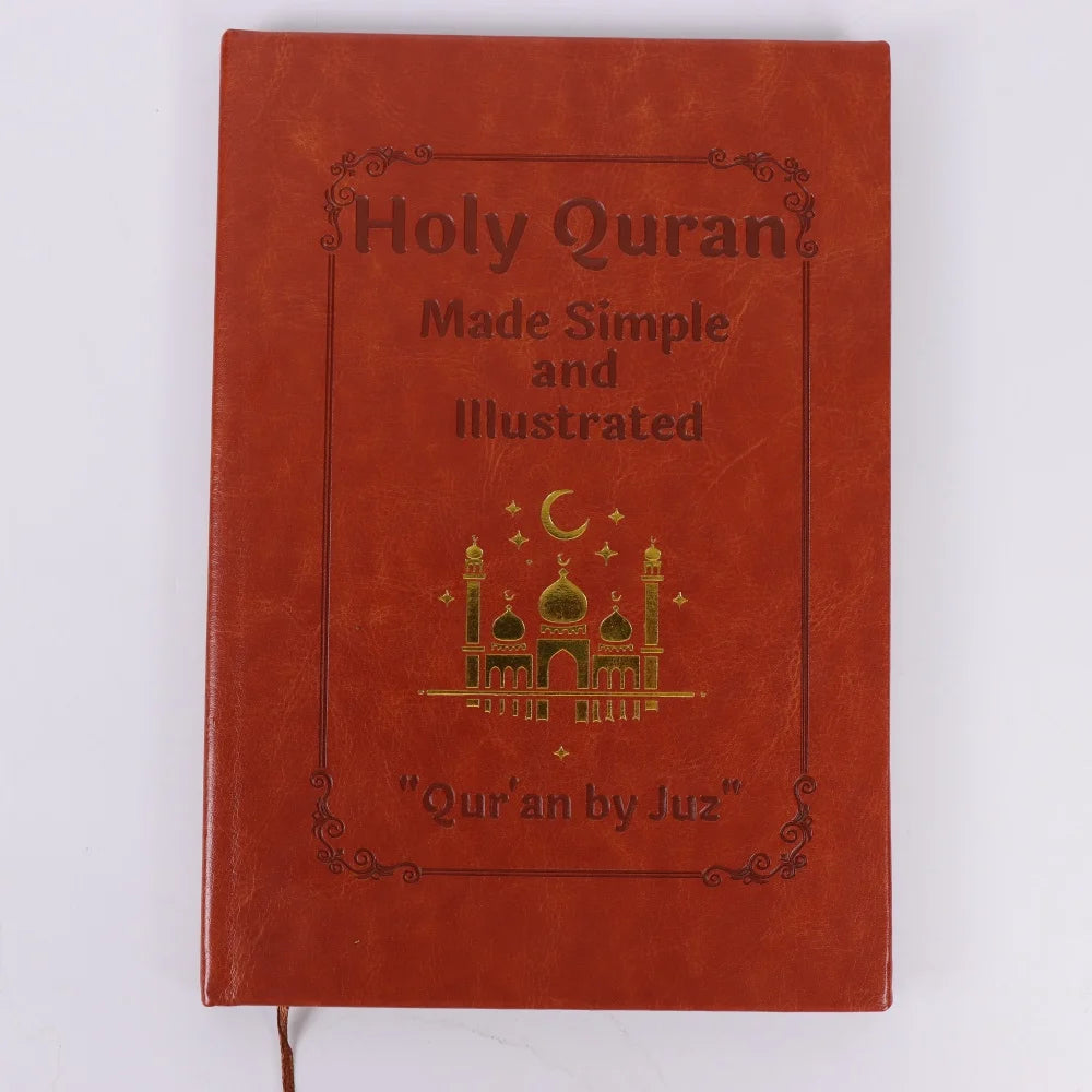 Quran Made Simple Guide: Illustrated Tafsir & Easy Quran Study for Beginners, Ramadan & Eid Gifts, Daily Islamic Reflection Book